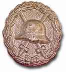 Wound Badge in Silver. Courtesy of Bill Shea.