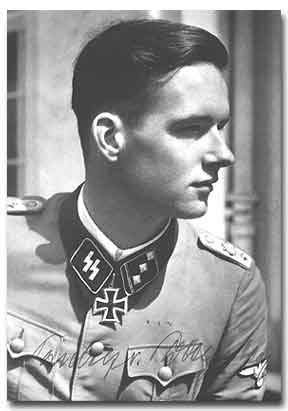 Tr&auml;ger des Ritterkreuz des Eisernen Kreuz SS-Hauptsturmf&uuml;hrer Rudolf von Ribbentrop (LAH/HJ)